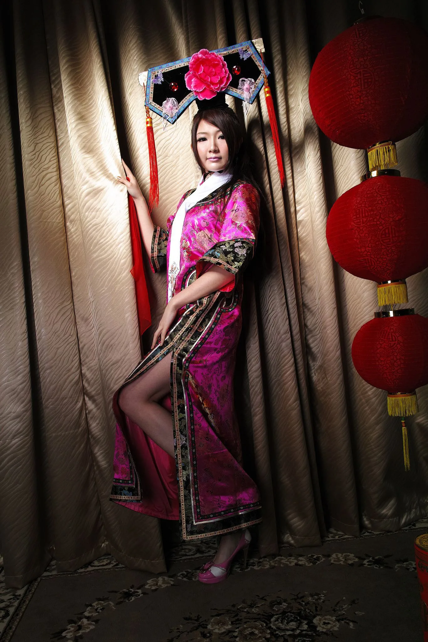 [Tập đặc biệt của Beautyleg] Winnie Xiaoxue - Buổi chụp ảnh thời trang sườn xám cổ trang tại studio - 63