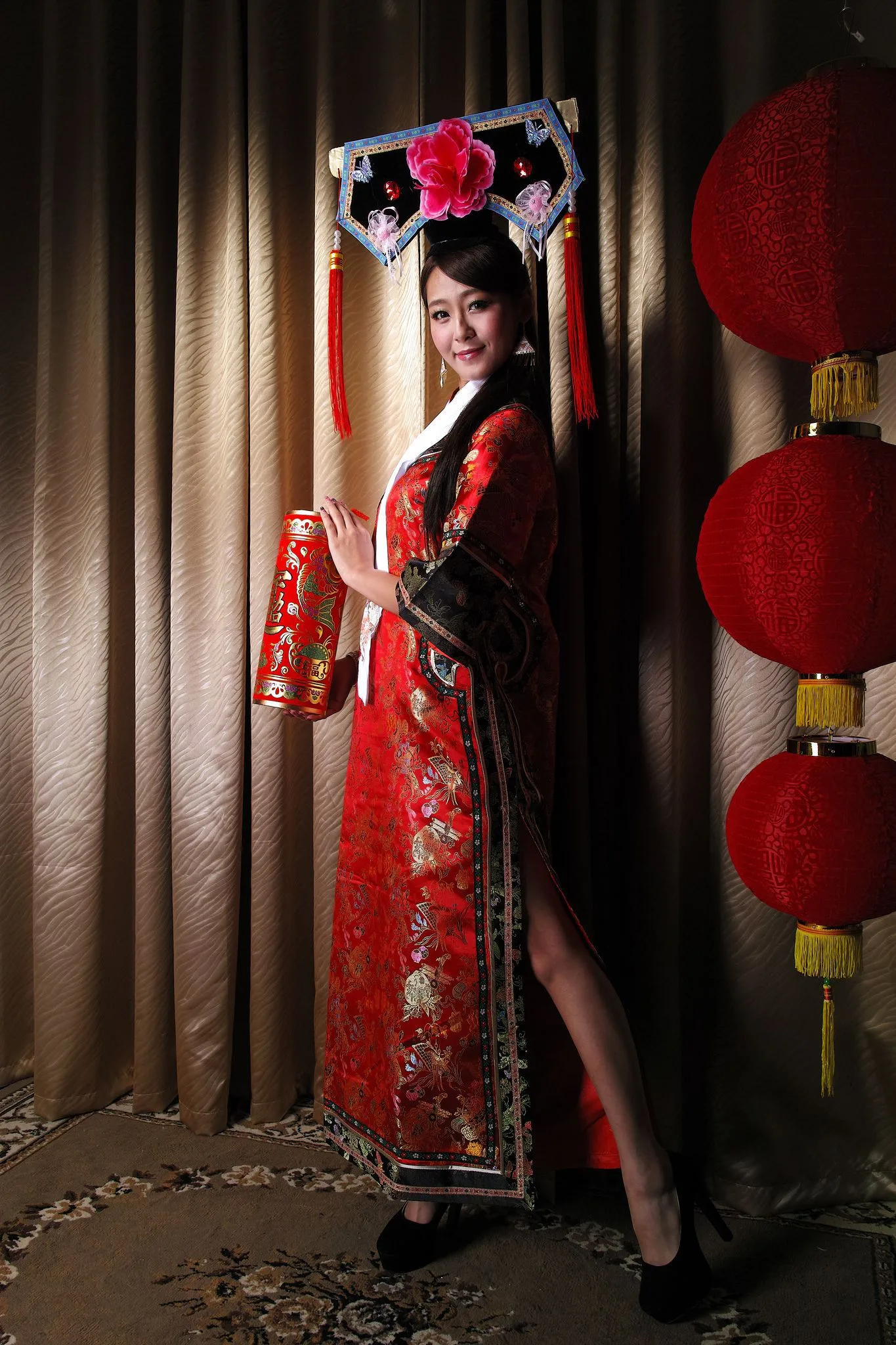 [Tập đặc biệt của Beautyleg] Winnie Xiaoxue - Buổi chụp ảnh thời trang sườn xám cổ trang tại studio - 19
