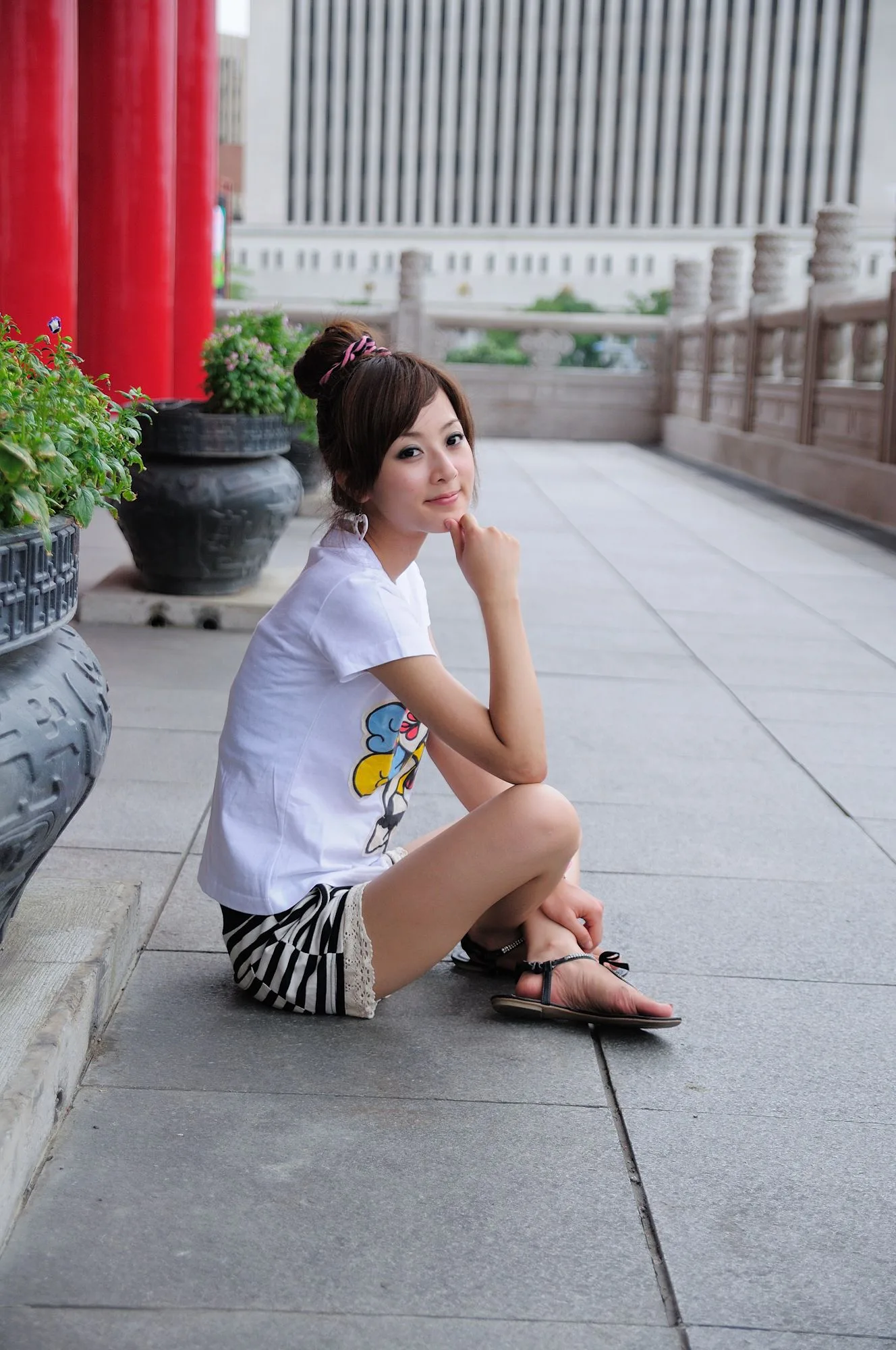 Người đẹp Đài Loan Guozi MM - Bộ ảnh được chụp tại Vườn Bách thảo và Đài tưởng niệm Tưởng Giới Thạch. - 38