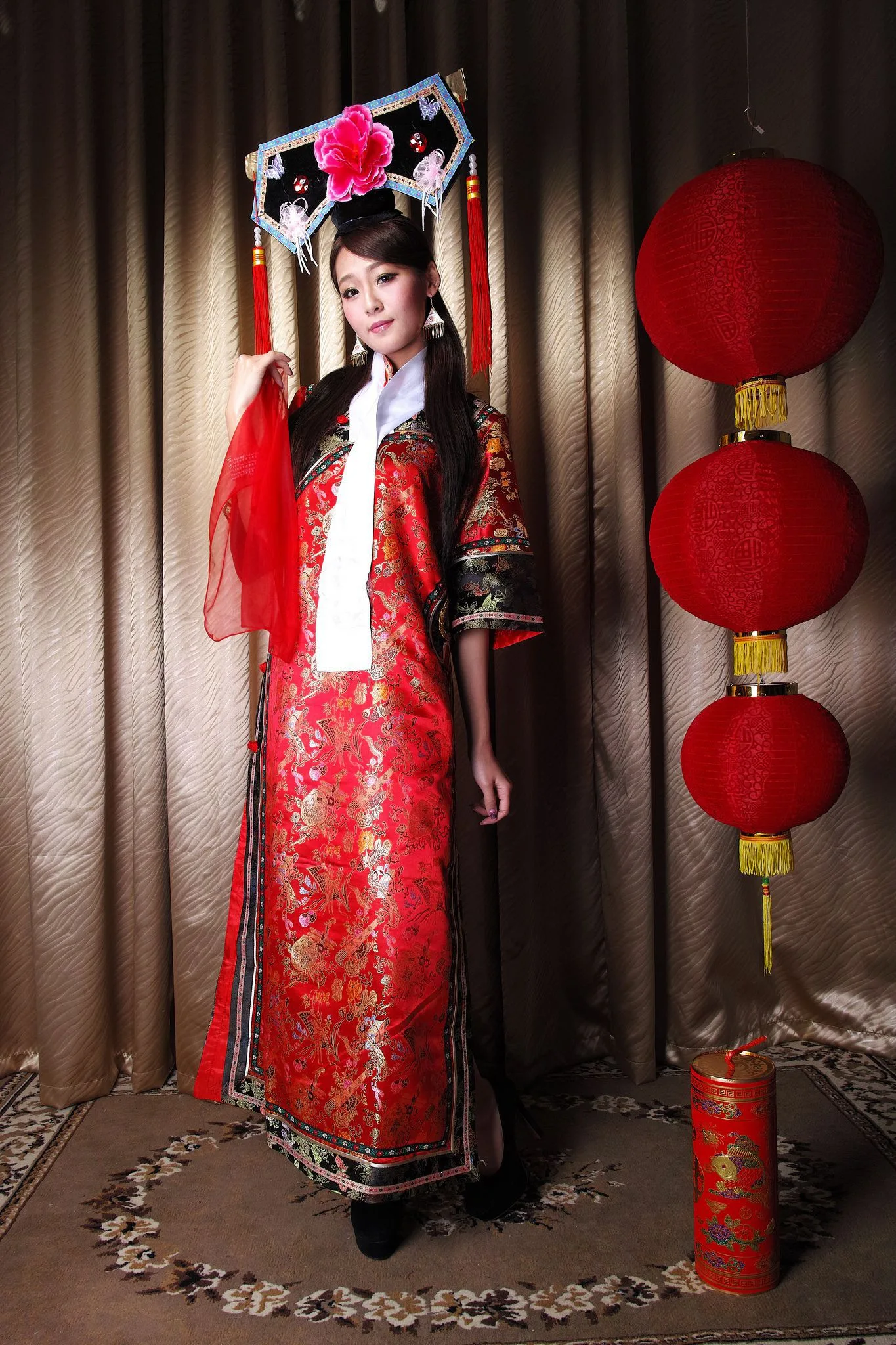 [Tập đặc biệt của Beautyleg] Winnie Xiaoxue - Buổi chụp ảnh thời trang sườn xám cổ trang tại studio - 5