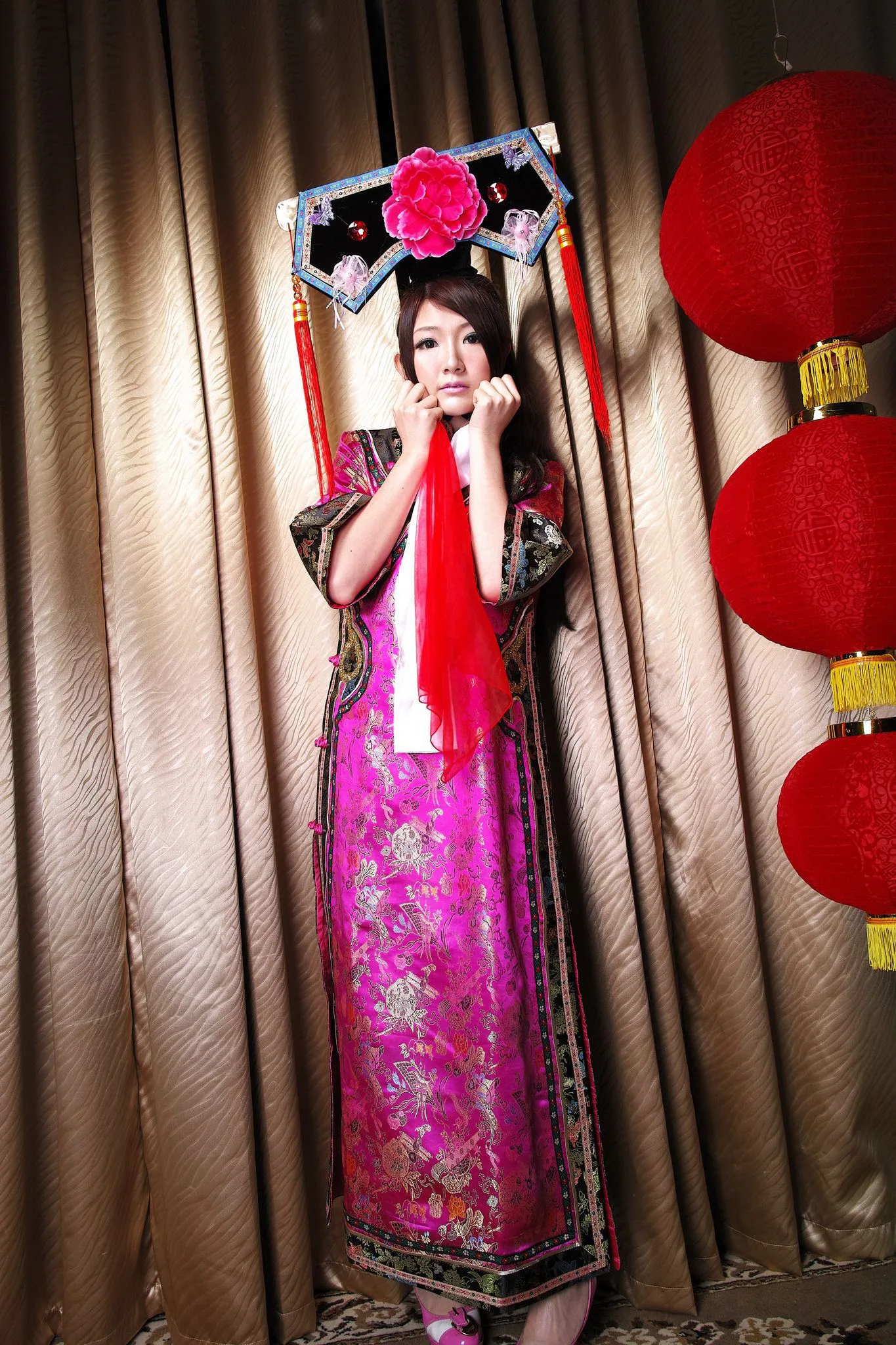 [Tập đặc biệt của Beautyleg] Winnie Xiaoxue - Buổi chụp ảnh thời trang sườn xám cổ trang tại studio - 13