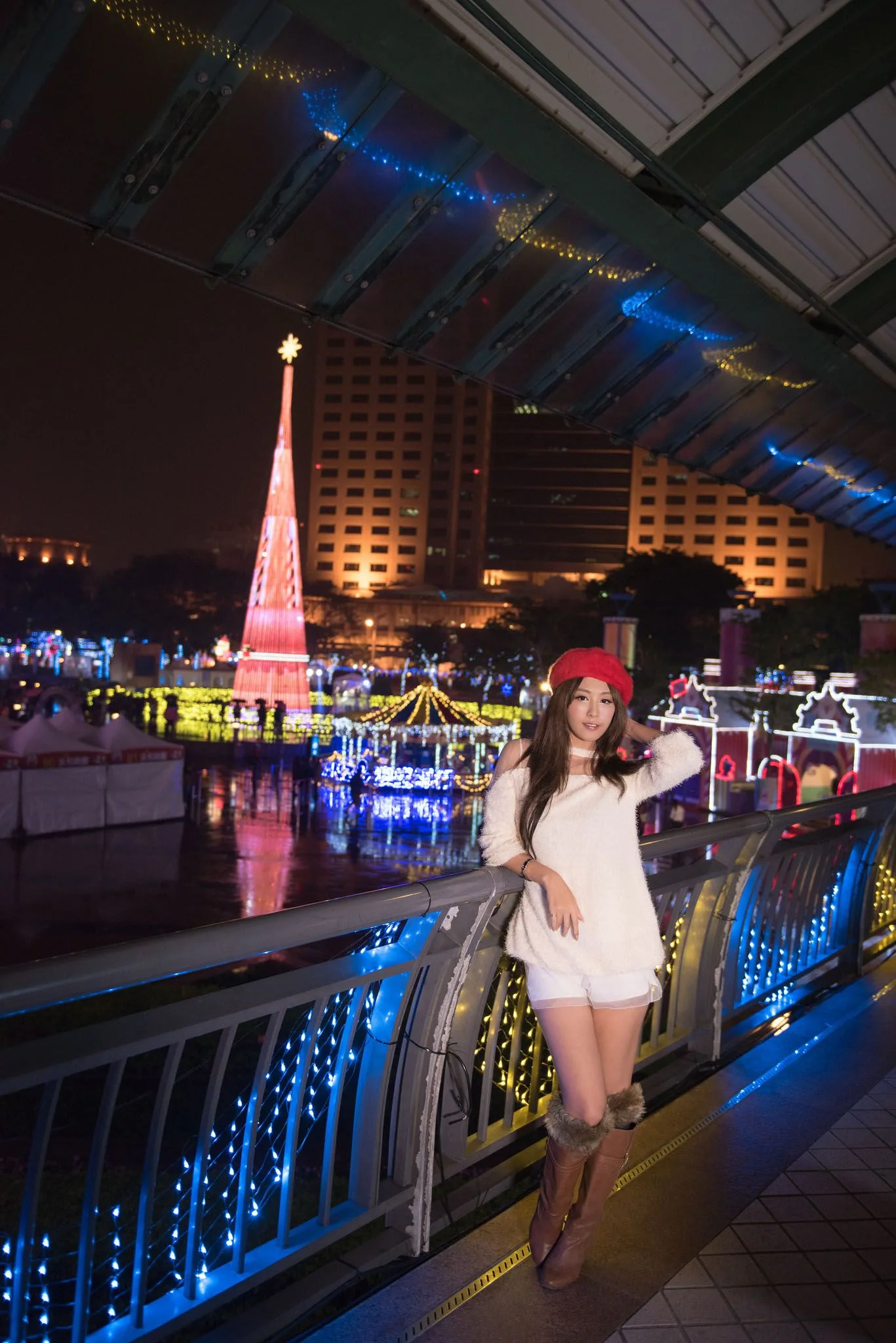 [Tập đặc biệt của Beautyleg] Người mẫu chân dài Đài Loan MISO Xia Qing - Buổi chụp ảnh ngoài trời Giáng sinh - 57