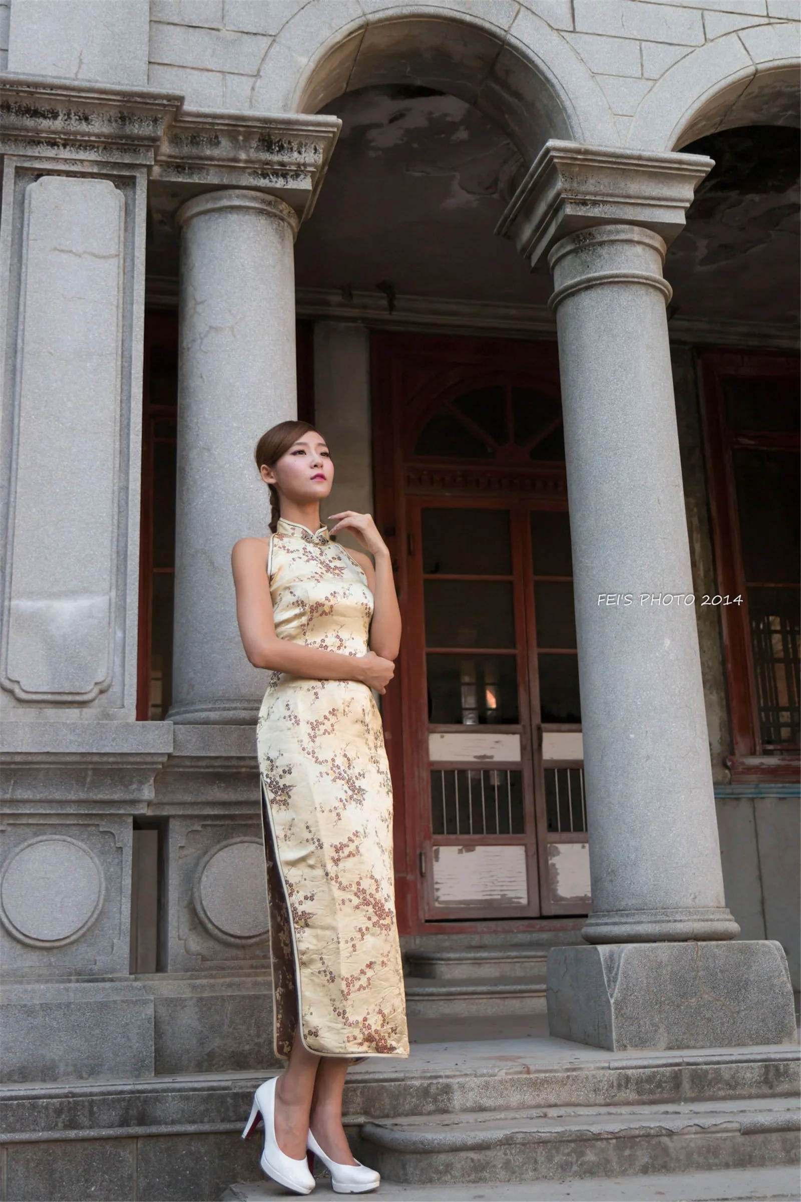 [Buổi chụp ảnh ngoài trời của Beautyleg] Winnie Xiaoxue - Ảnh độ phân giải cao về bộ sườn xám được chụp tại studio chụp ảnh đường phố Ju Kui Ju. - 4