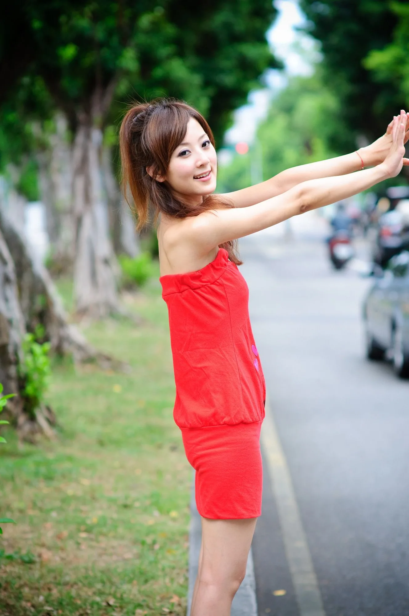 Người đẹp Đài Loan Guozi MM - Bộ ảnh được chụp tại Vườn Bách thảo và Đài tưởng niệm Tưởng Giới Thạch. - 4